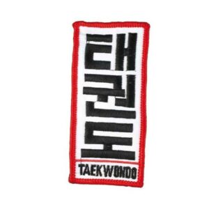 ESCUDO TAEKWONDO VERTICAL