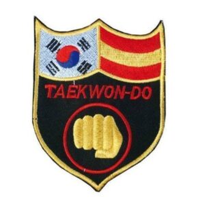 ESCUDO TAEKWONDO BANDERÍN