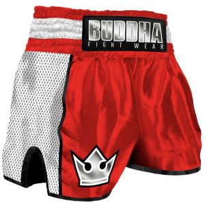 SHORT RETRO Blanco-Rojo